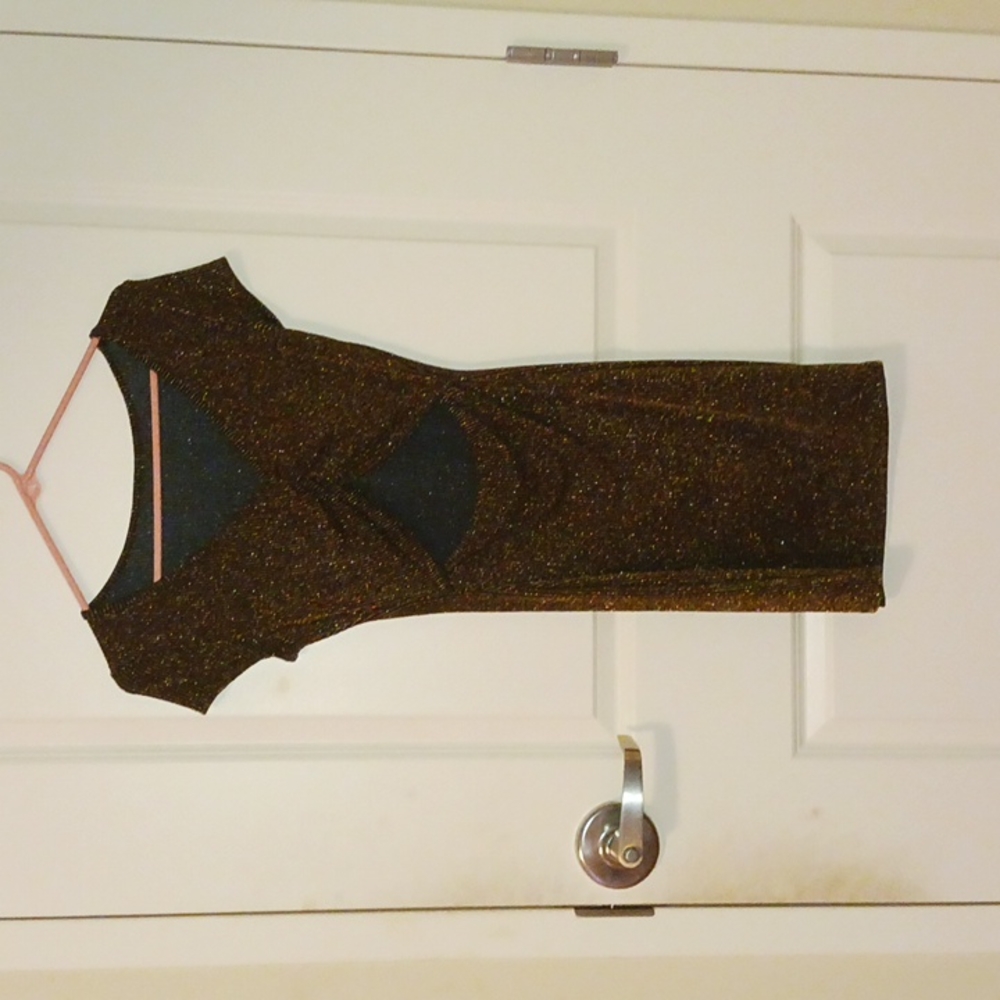 Small Gold & Black Dress